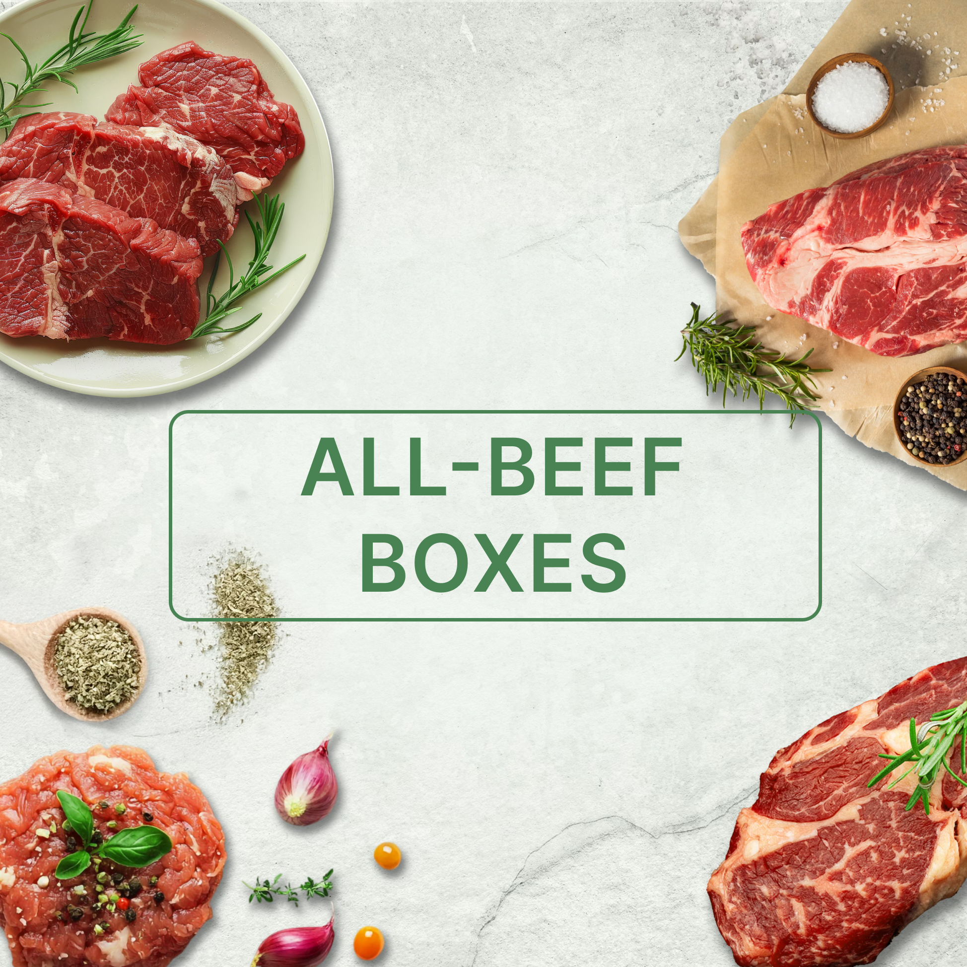 Grass-Fed Beef Box | Dry-Aged, Antibiotic-Free Cuts