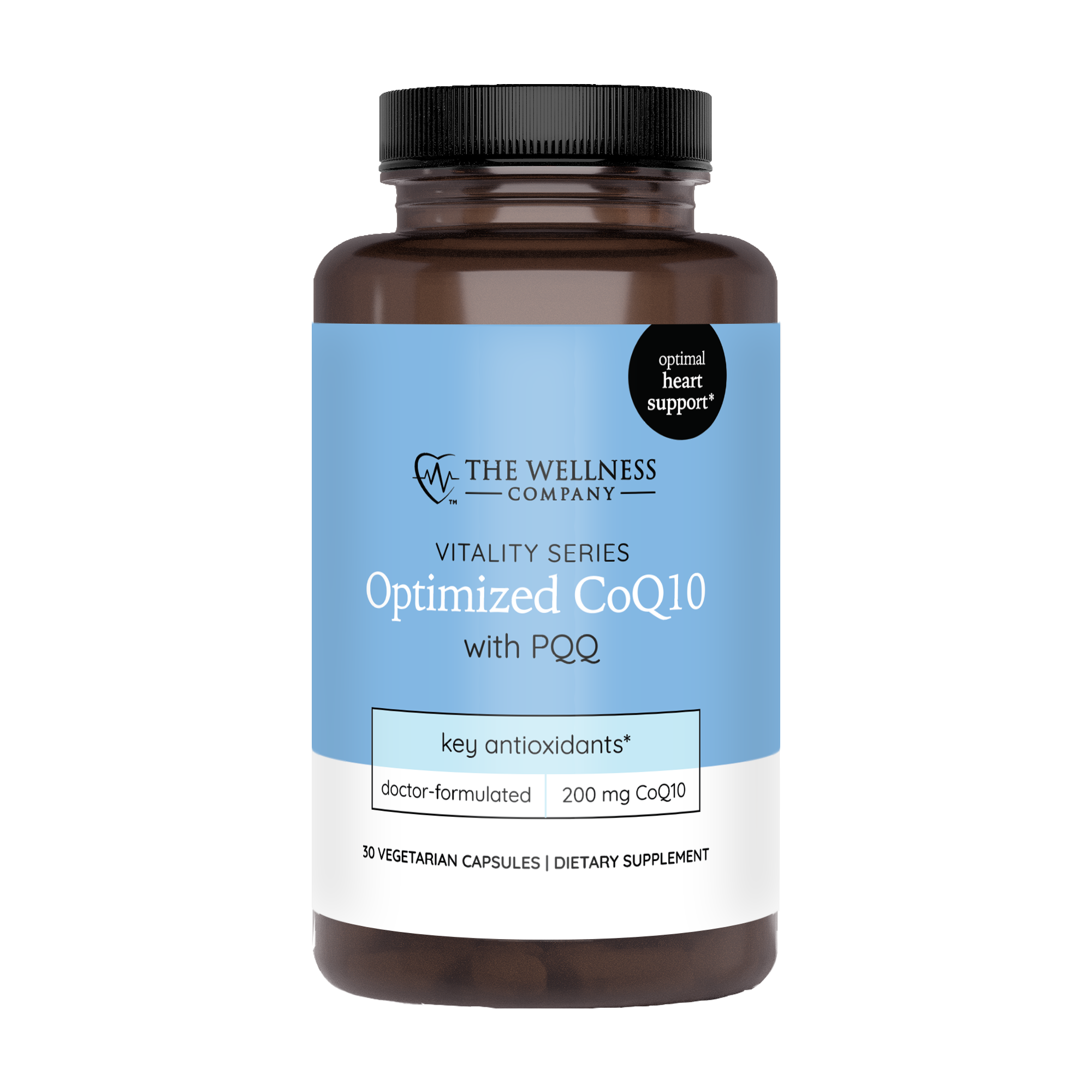 Vegan CoQ10 with PQQ Supplement for Enhanced Absorption