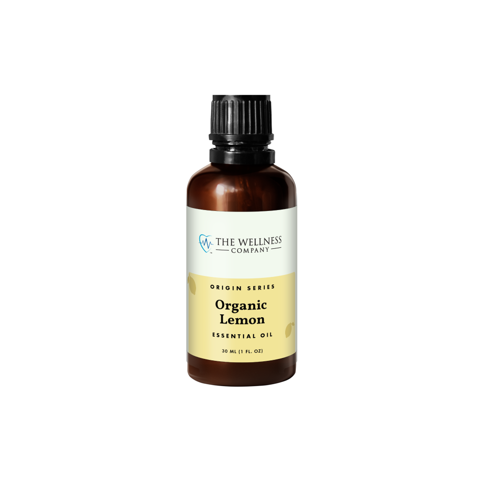 Organic Lemon Essential Oil 30ml - Skin & Digestive Health