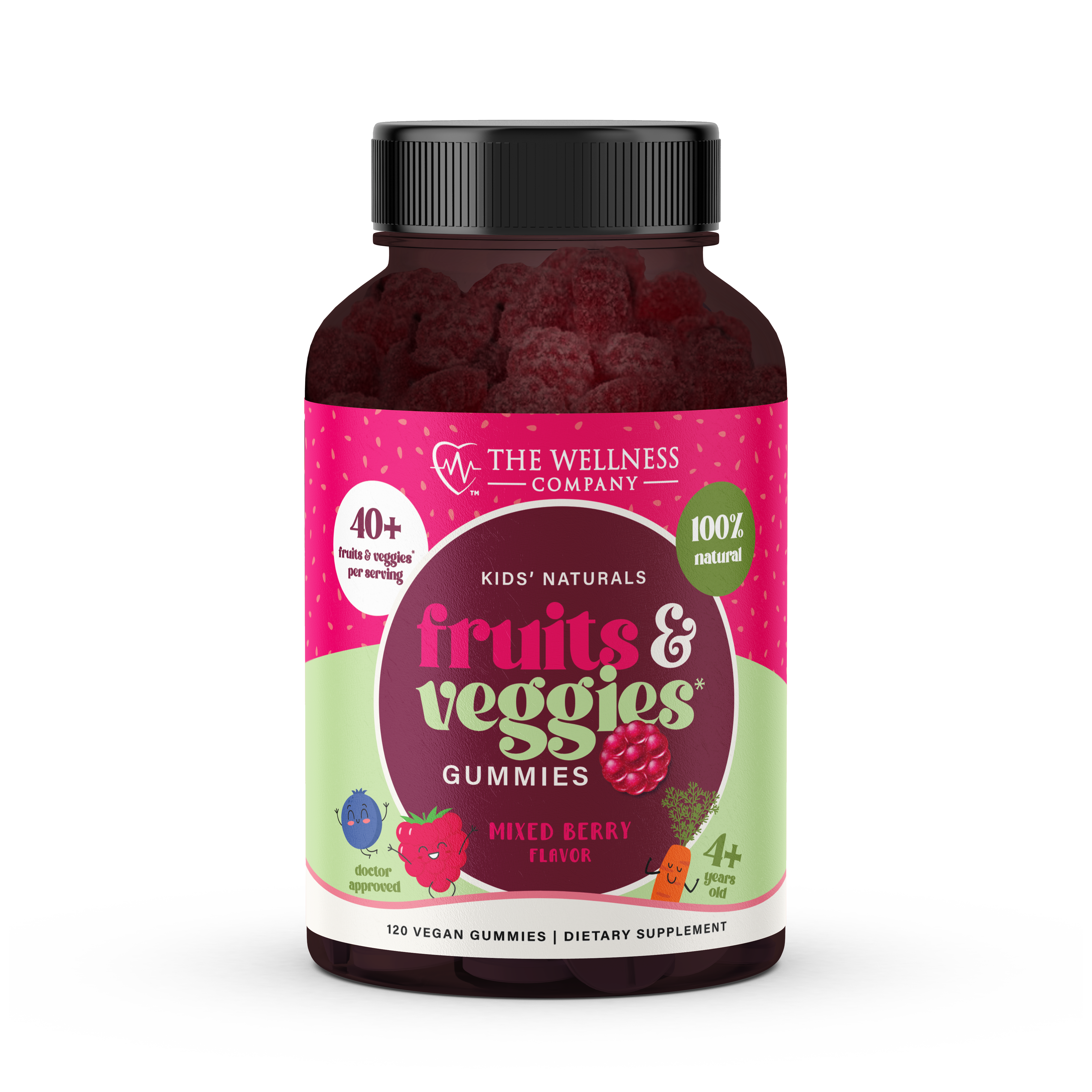 Kids Fruit & Veggie Gummies – 100% Natural Daily Nutrition