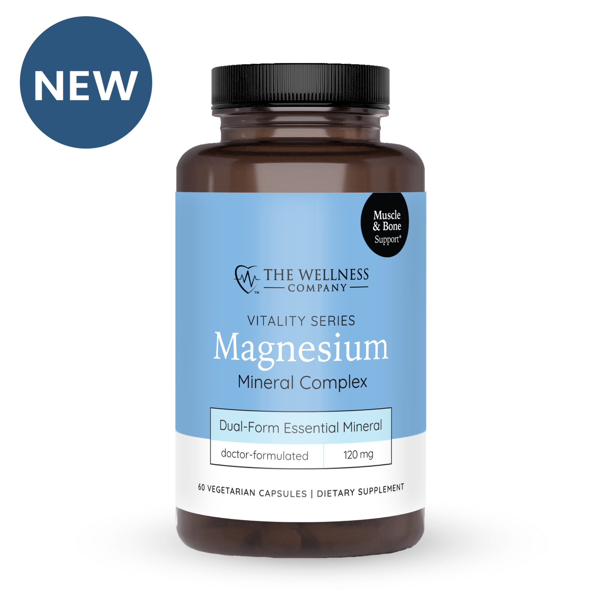 Magnesium Complex Supplement with Bisglycinate & Oxide